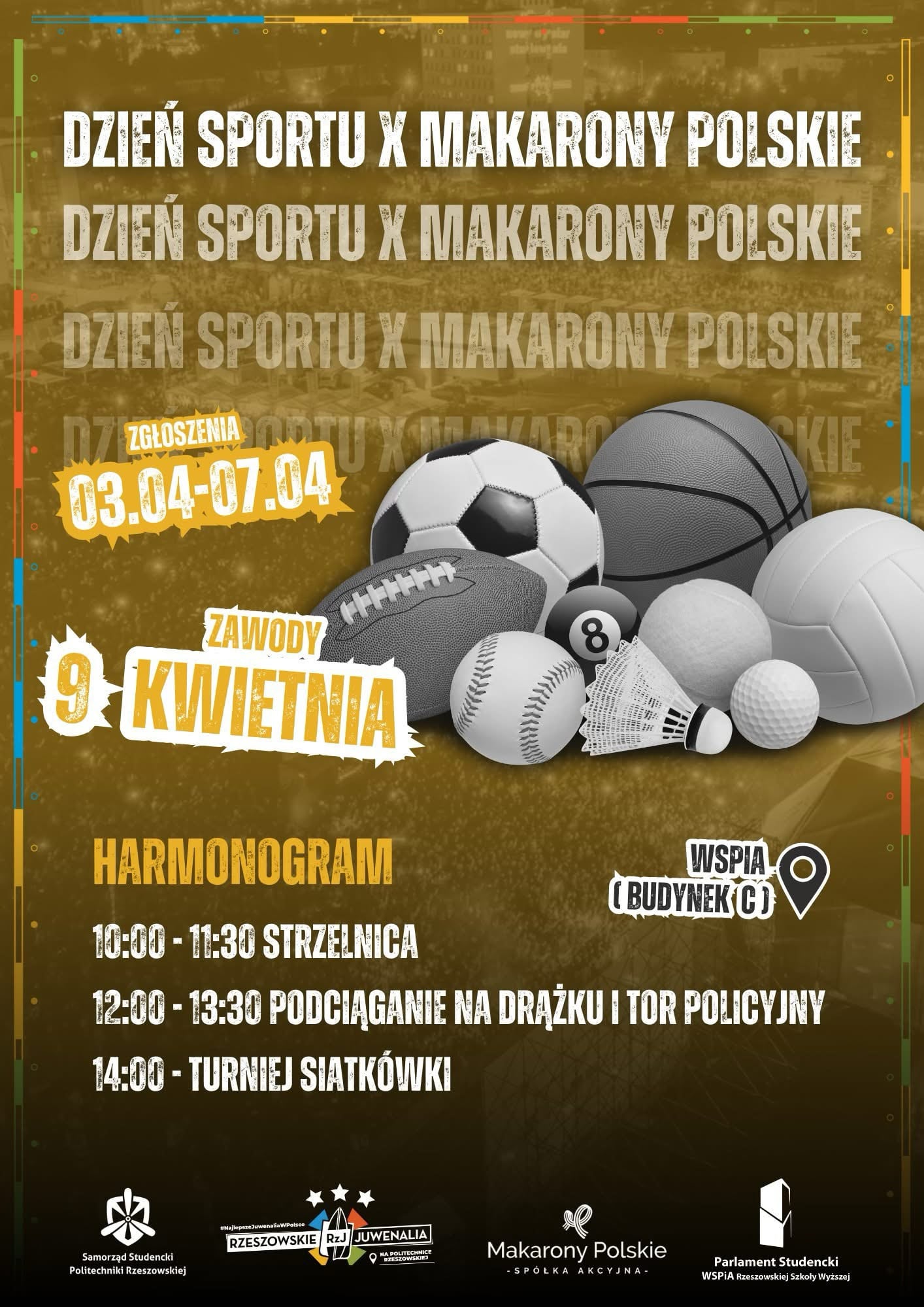 „Dzień Sportu x Makarony Polskie” już 9 kwietnia w WSPiA