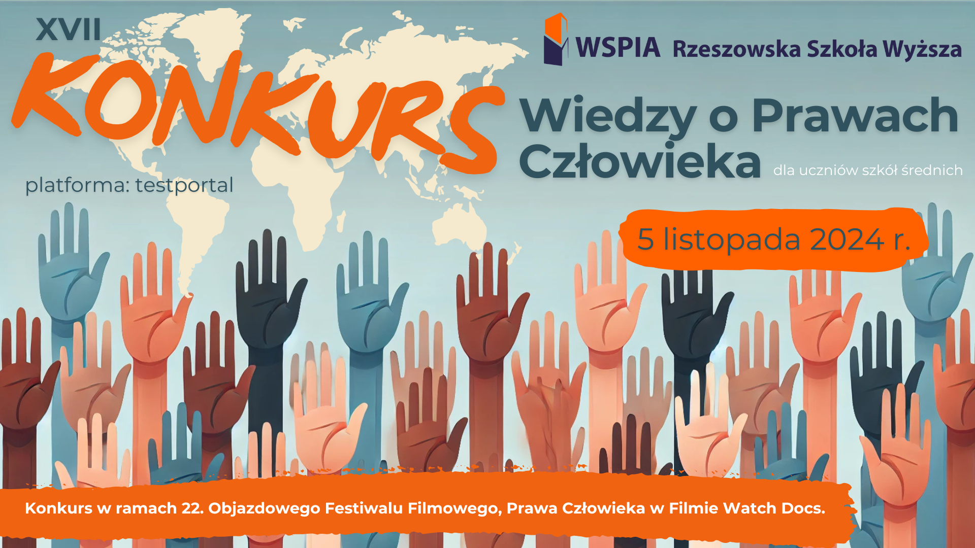 Znamy zwycięzców! Frekwencyjny sukces XVII Konkursu Wiedzy o Prawach Człowieka