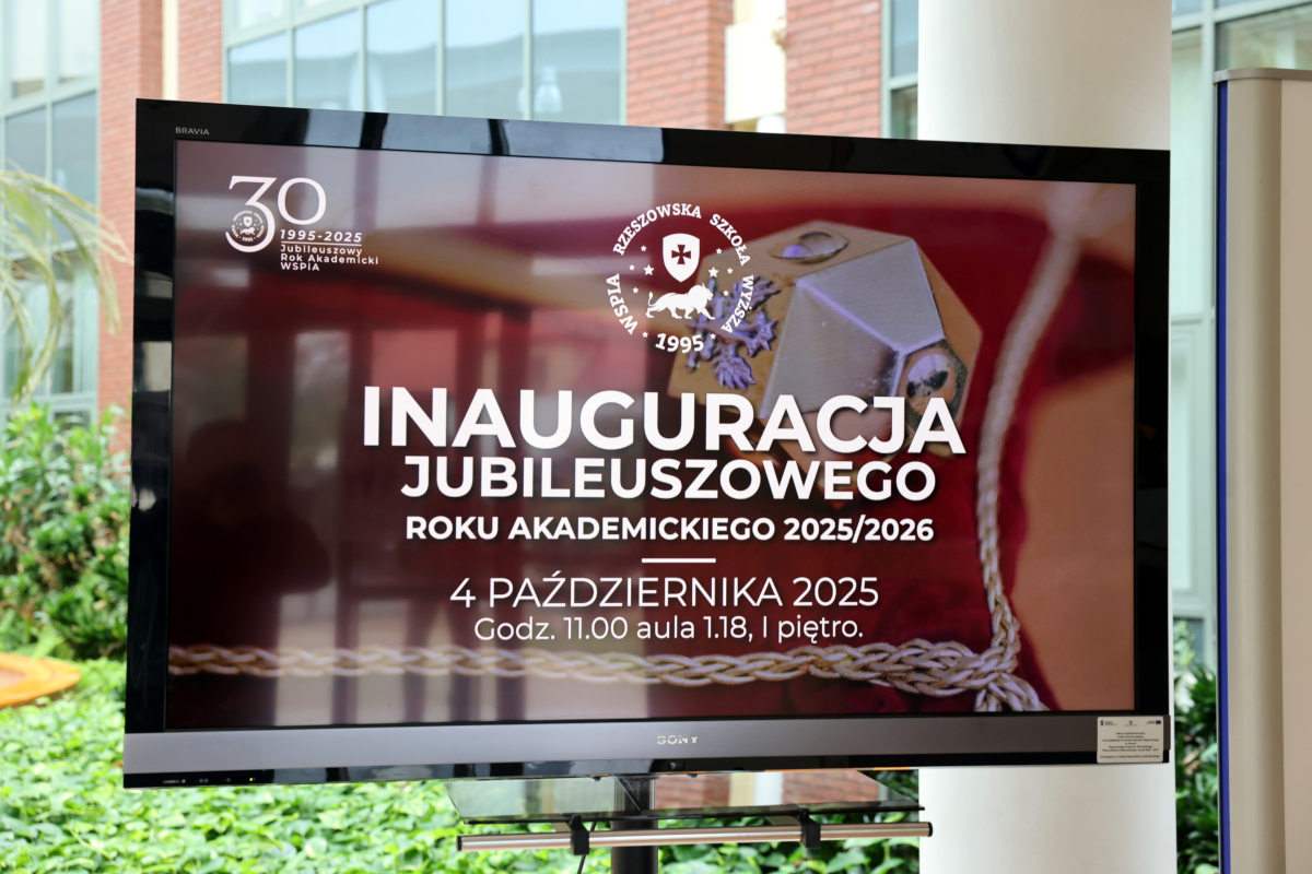 Inauguracja Jubileuszowego Roku Akademickiego 2025/2026 w WSPiA
